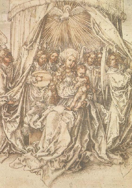 Albrecht Durer Madonna with musical Angels France oil painting art